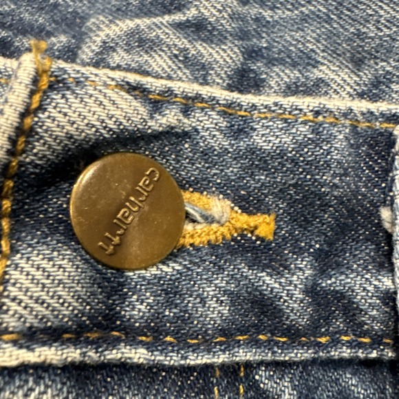 Carhartt Relaxed Fit Jeans 44x30 Straight Leg B178TW Men's Size 100% Cotton #473 - Picture 8 of 16